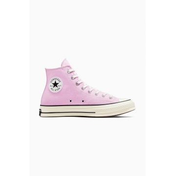 Converse tenisi Chuck 70 femei, culoarea violet, A07429C