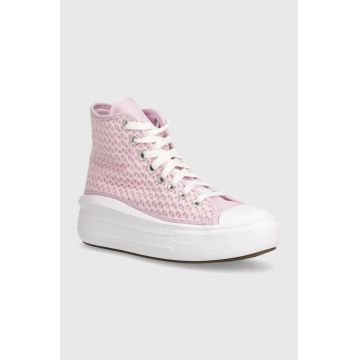 Converse tenisi copii A07358C culoarea roz