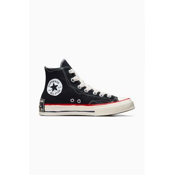 Converse tenisi Chuck 70 Sketch culoarea negru, A09139C