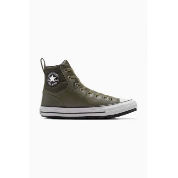 Converse tenisi Chuck Taylor All Star Berkshire Boot barbati, culoarea verde, A08563C