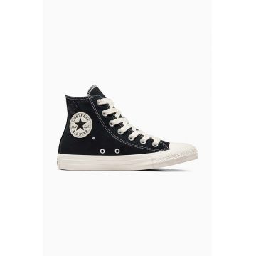 Converse tenisi Chuck Taylor All Star femei, culoarea negru, A09101C