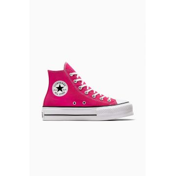 Converse tenisi Chuck Taylor All Star Lift femei, culoarea roz, A08288C