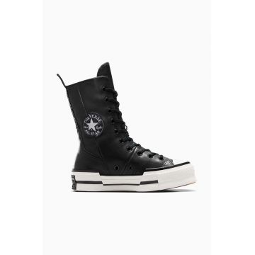 Converse tenisi de piele Chuck 70 Plus Xhi culoarea negru, A08340C