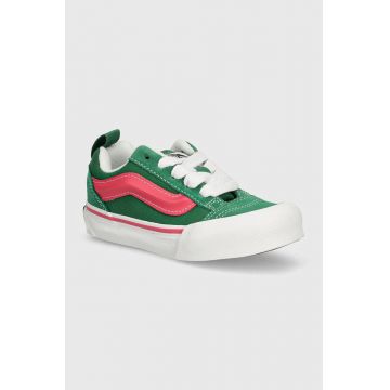 Vans tenisi copii Knu Skool culoarea verde, VN000CYUBOC1