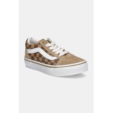 Vans tenisi copii Old Skool culoarea bej, VN000CYVBF21