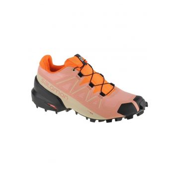 Pantofi sport pentru dama - material sintetic - culoare portocaliu