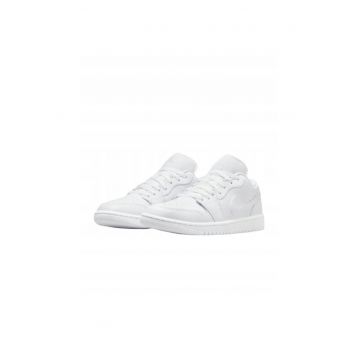 Pantofi sport dama Air Jordan 1 - piele naturala/piele ecologica/sintetic - alb