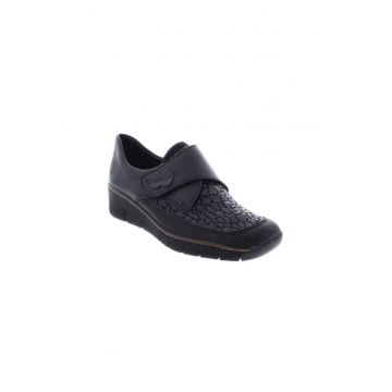 Pantofi sport dama - Sport Kuwait Scubabelva Deserto Softlack Loafers - Piele naturala - Negru